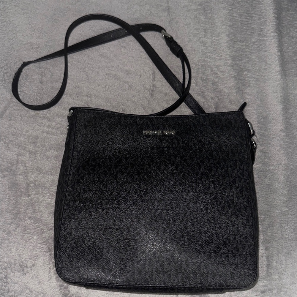 Michael Kors Black Signature Crossbody Bag
